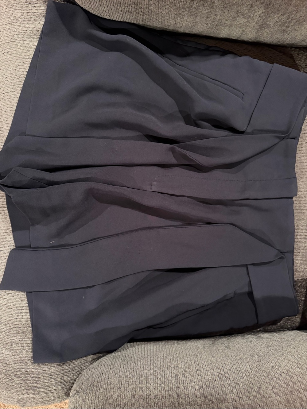 Navy blue dress shorts